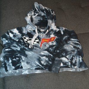 Cropped Tie-Dyed Sweatshirt